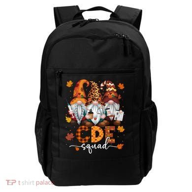 Cde Squad Gnome Nurse Leopard Thanksgiving Stethoscope Meaningful Gift Backpack