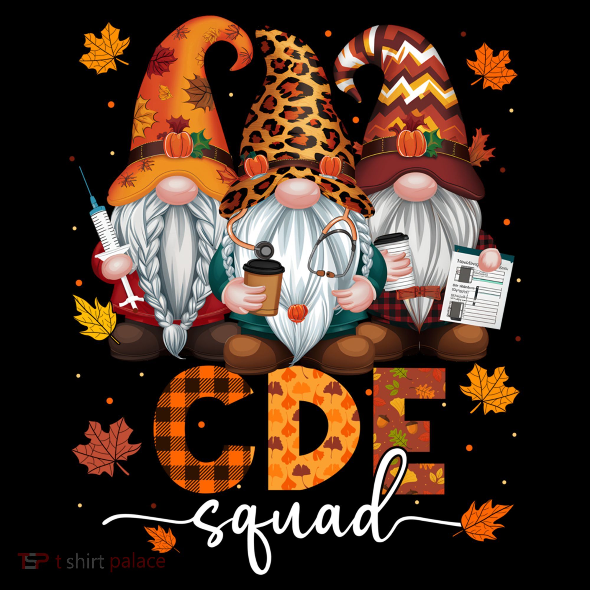 Cde Squad Gnome Nurse Leopard Thanksgiving Stethoscope Meaningful Gift Ornament