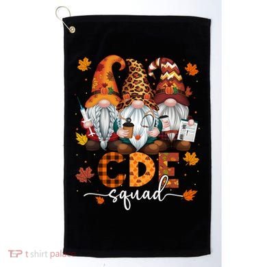 Cde Squad Gnome Nurse Leopard Thanksgiving Stethoscope Meaningful Gift Golf Towel
