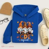 Cde Squad Gnome Nurse Leopard Thanksgiving Stethoscope Meaningful Gift Hoodie thumb 4