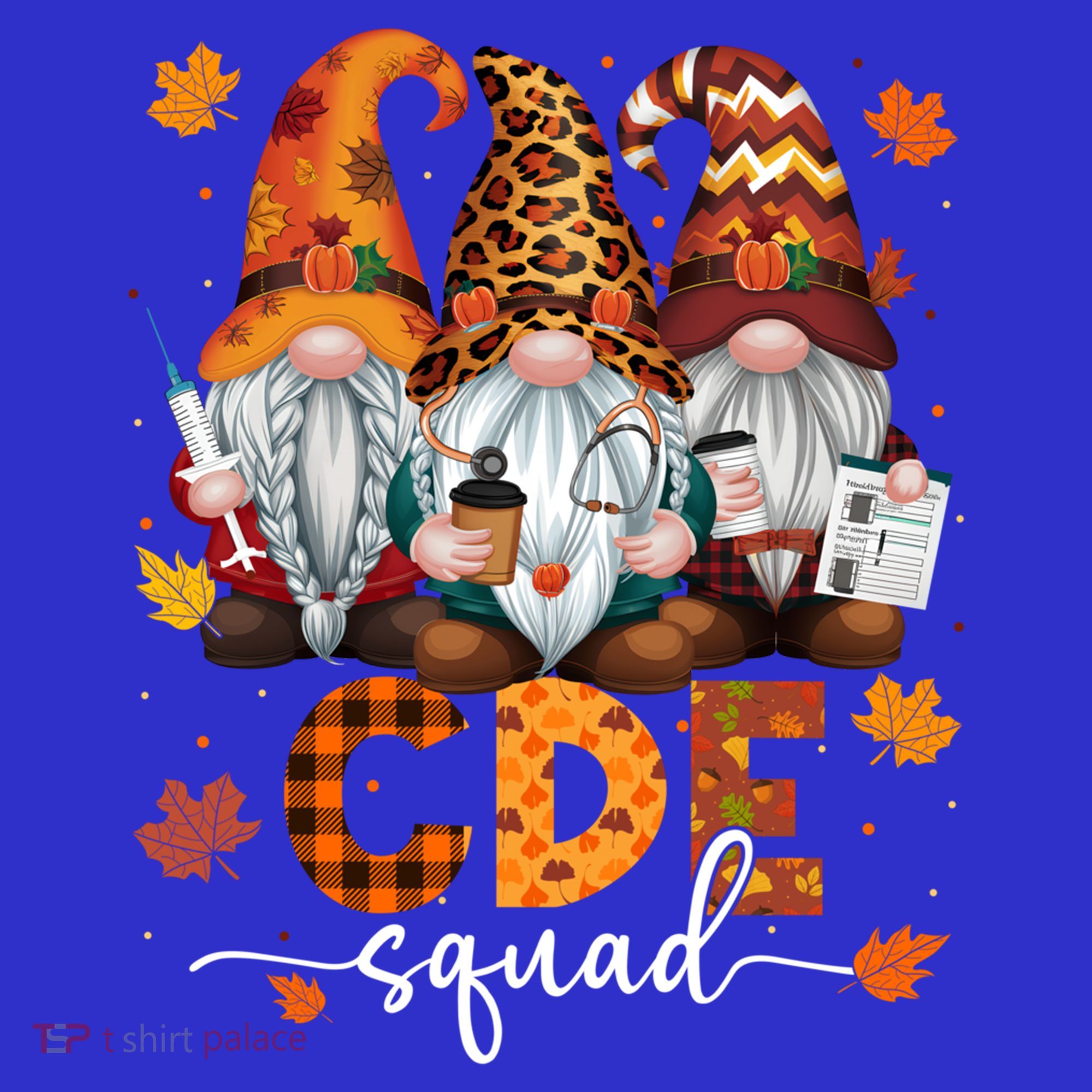 Cde Squad Gnome Nurse Leopard Thanksgiving Stethoscope Meaningful Gift Apron
