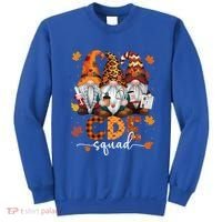 Cde Squad Gnome Nurse Leopard Thanksgiving Stethoscope Meaningful Gift Sweatshirt thumb 0