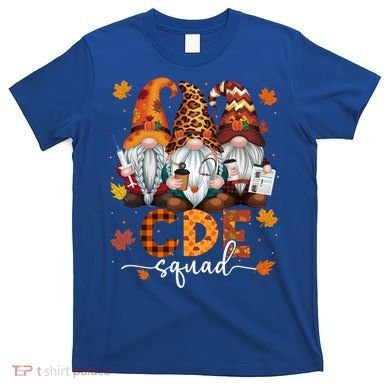 Cde Squad Gnome Nurse Leopard Thanksgiving Stethoscope Meaningful Gift T-Shirt