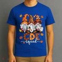 Cde Squad Gnome Nurse Leopard Thanksgiving Stethoscope Meaningful Gift T-Shirt thumb 3