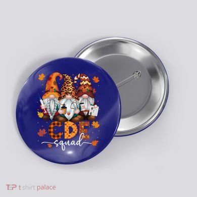 Cde Squad Gnome Nurse Leopard Thanksgiving Stethoscope Meaningful Gift Button