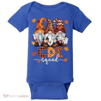 Cde Squad Gnome Nurse Leopard Thanksgiving Stethoscope Meaningful Gift Baby Bodysuit
