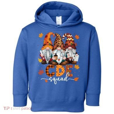 Cde Squad Gnome Nurse Leopard Thanksgiving Stethoscope Meaningful Gift Toddler Hoodie