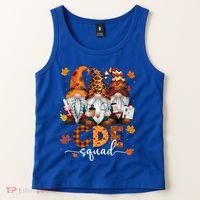 Cde Squad Gnome Nurse Leopard Thanksgiving Stethoscope Meaningful Gift Tank Top thumb 2