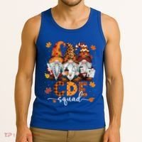 Cde Squad Gnome Nurse Leopard Thanksgiving Stethoscope Meaningful Gift Tank Top thumb 3