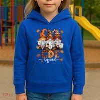 Cde Squad Gnome Nurse Leopard Thanksgiving Stethoscope Meaningful Gift Kids Hoodie thumb 3