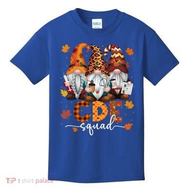Cde Squad Gnome Nurse Leopard Thanksgiving Stethoscope Meaningful Gift Kids T-Shirt