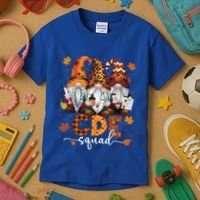 Cde Squad Gnome Nurse Leopard Thanksgiving Stethoscope Meaningful Gift Kids T-Shirt thumb 3