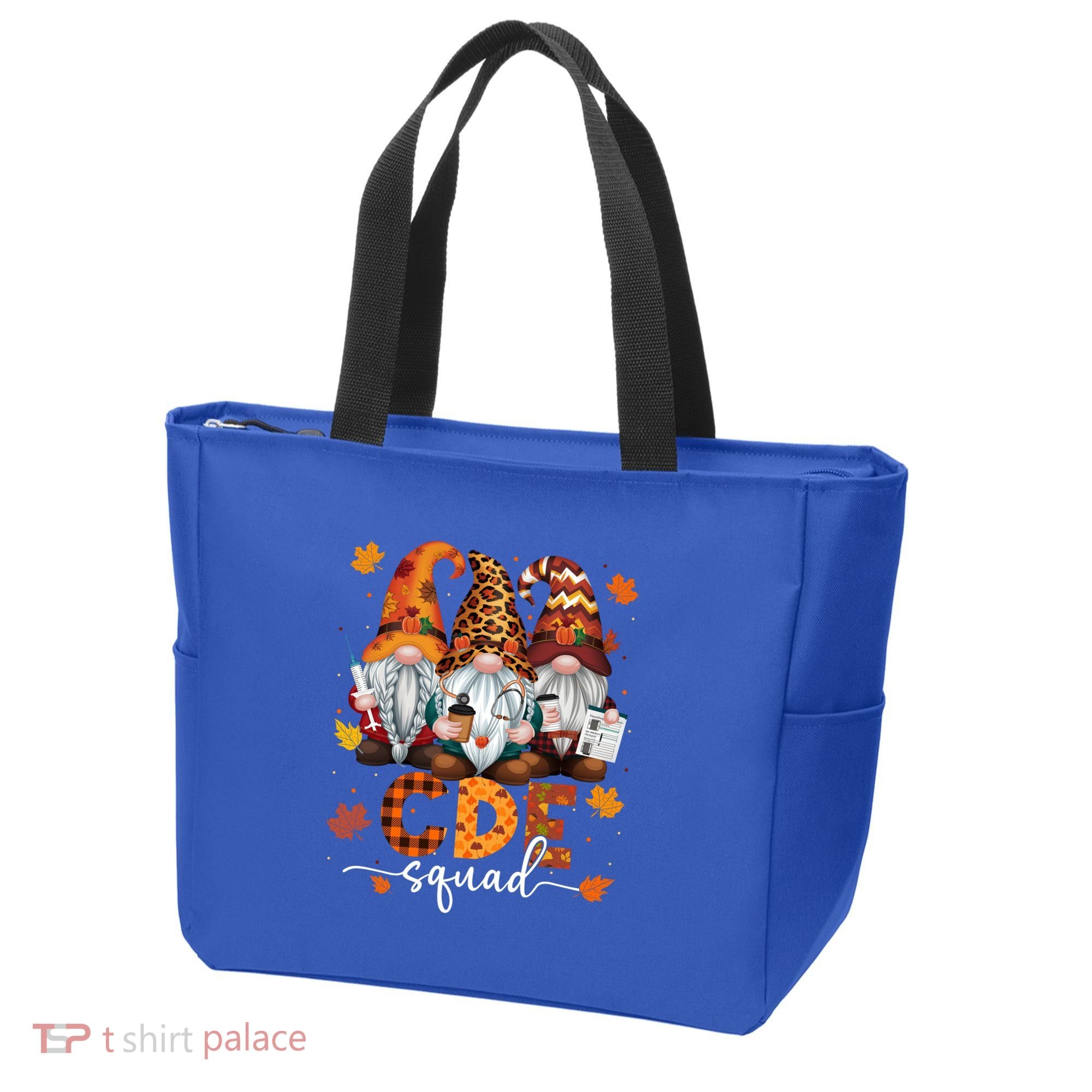 Cde Squad Gnome Nurse Leopard Thanksgiving Stethoscope Meaningful Gift Tote Bag