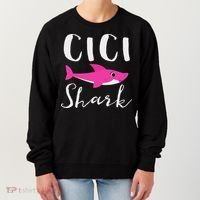 Cici Shark Grandma Grandmother Shark Women's Sweatshirt thumb 0
