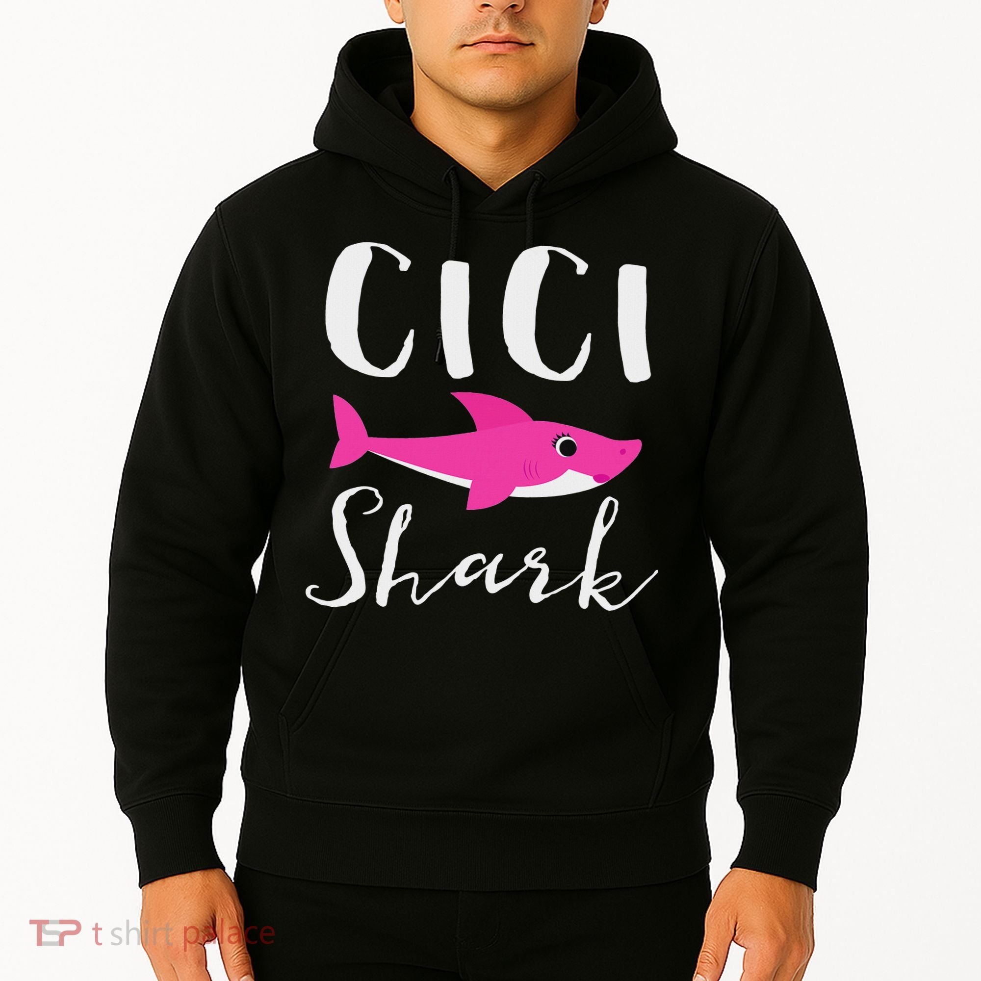 Cici Shark Grandma Grandmother Shark Hoodie