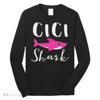 Cici Shark Grandma Grandmother Shark Long Sleeve Shirt thumb 0