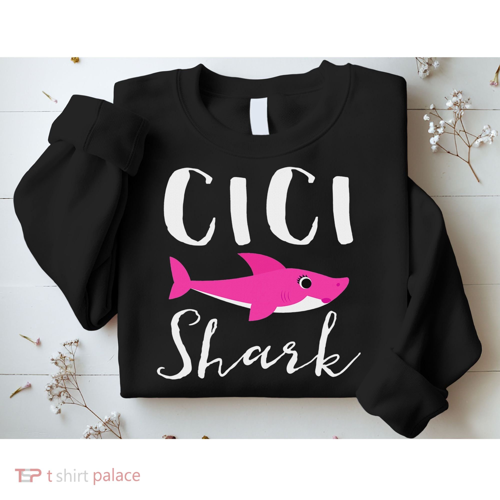 Cici Shark Grandma Grandmother Shark Sweatshirt