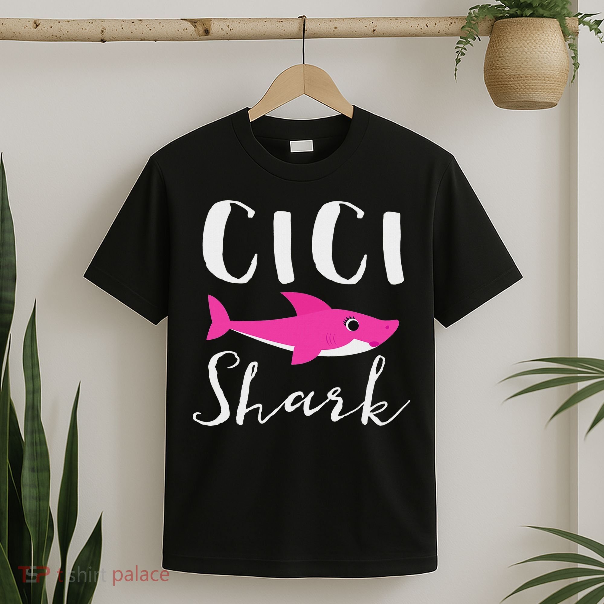 Cici Shark Grandma Grandmother Shark T-Shirt