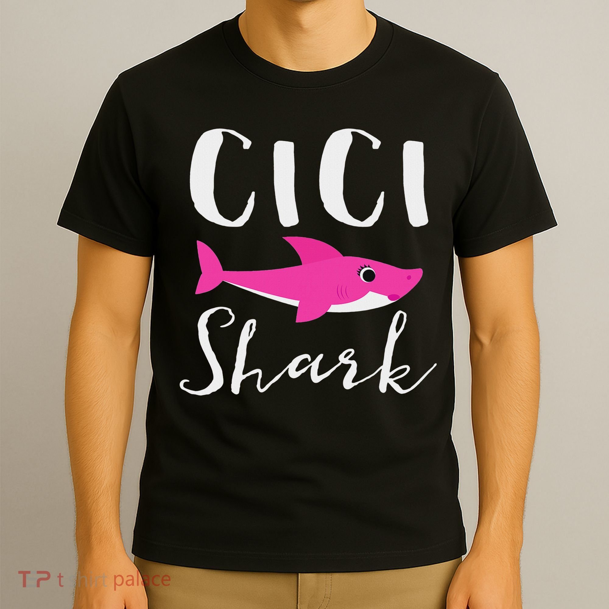 Cici Shark Grandma Grandmother Shark T-Shirt