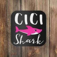 Cici Shark Grandma Grandmother Shark Coaster thumb 0