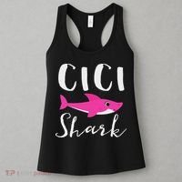 Cici Shark Grandma Grandmother Shark Women's Tank Top thumb 3