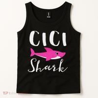 Cici Shark Grandma Grandmother Shark Tank Top thumb 2