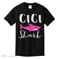 Cici Shark Grandma Grandmother Shark Kids T-Shirt thumb 0