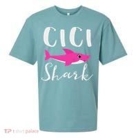 Cici Shark Grandma Grandmother Shark Sueded Cloud Jersey T-Shirt thumb 0