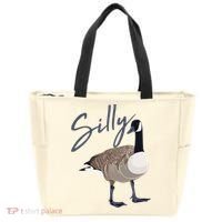 Canadian Silly Goose Funny Cute Bird Hunter Gift Animal Great Gift Tote Bag thumb 0