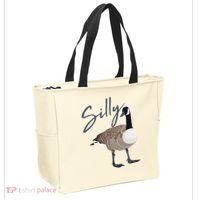 Canadian Silly Goose Funny Cute Bird Hunter Gift Animal Great Gift Tote Bag thumb 2