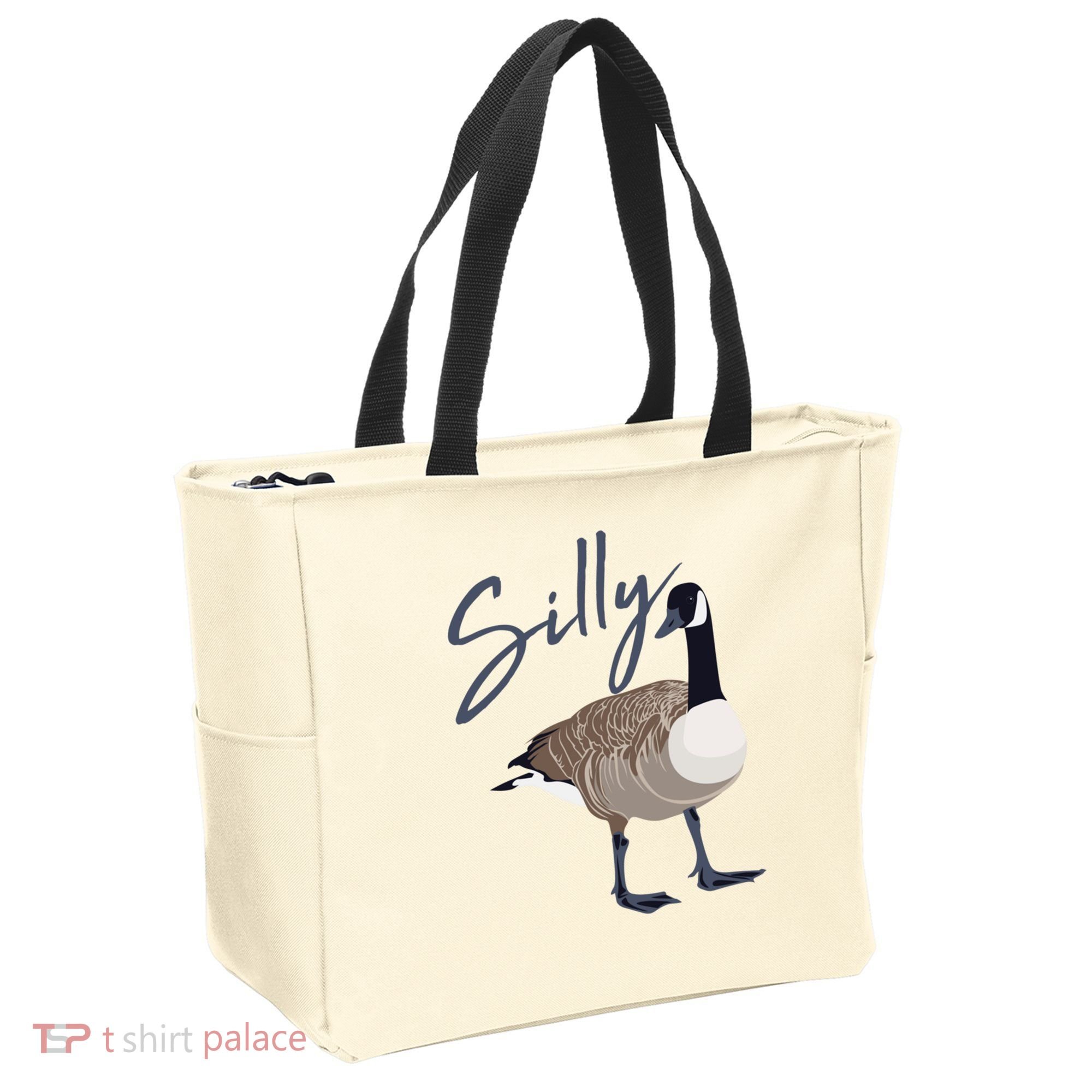 Canadian Silly Goose Funny Cute Bird Hunter Gift Animal Great Gift Tote Bag