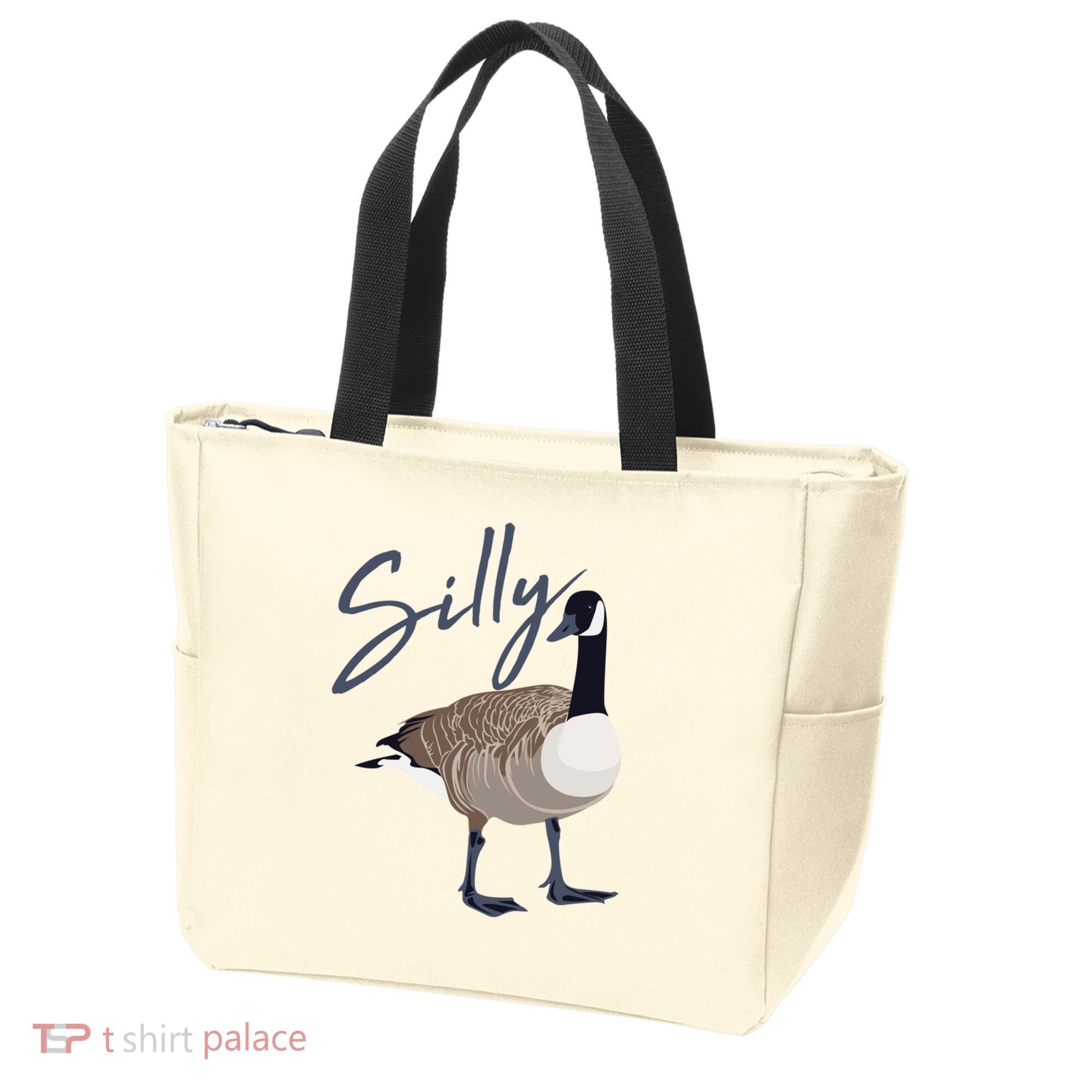Canadian Silly Goose Funny Cute Bird Hunter Gift Animal Great Gift Tote Bag