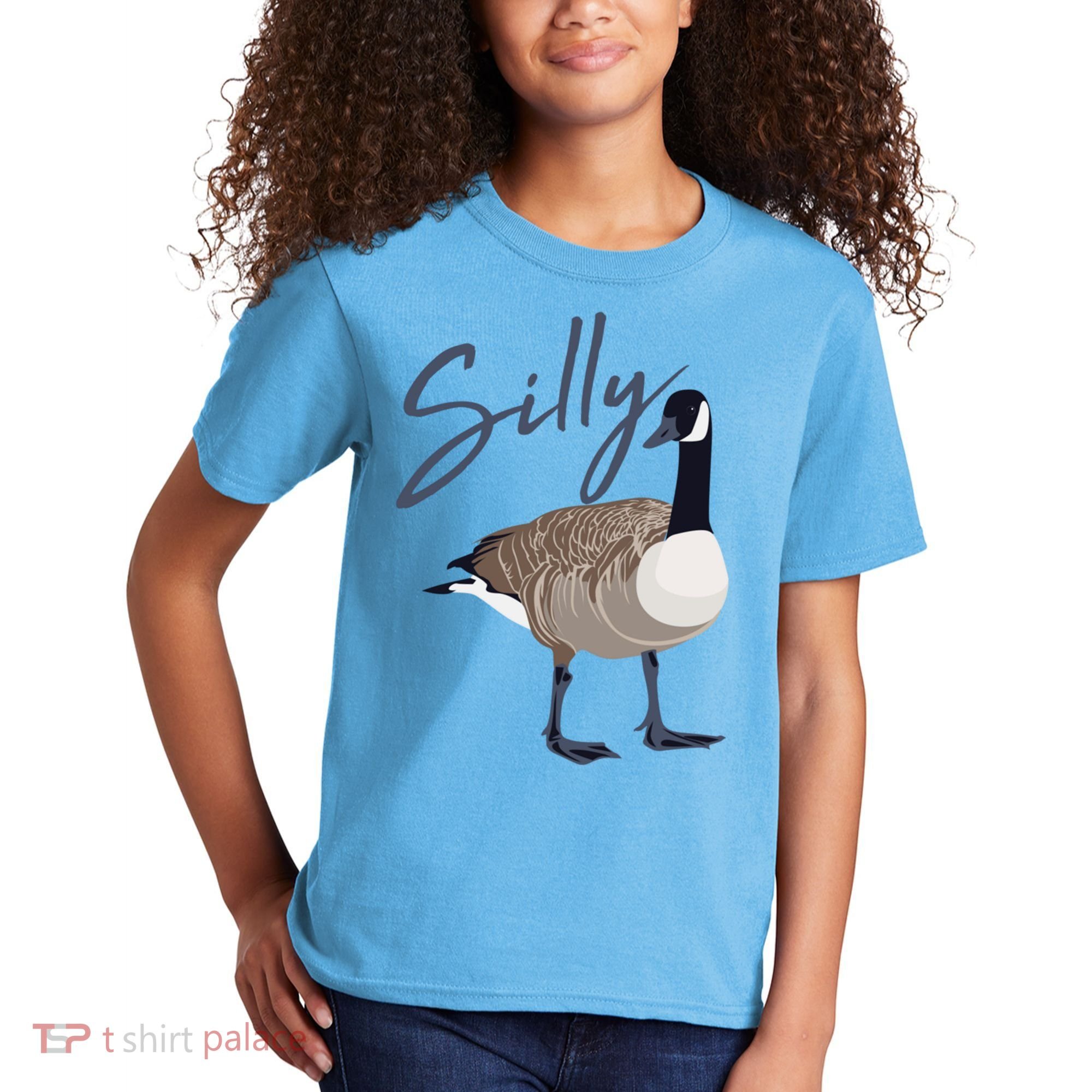 Canadian Silly Goose Funny Cute Bird Hunter Gift Animal Great Gift Kids T-Shirt