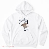 Canadian Silly Goose Funny Cute Bird Hunter Gift Animal Great Gift Hoodie thumb 0