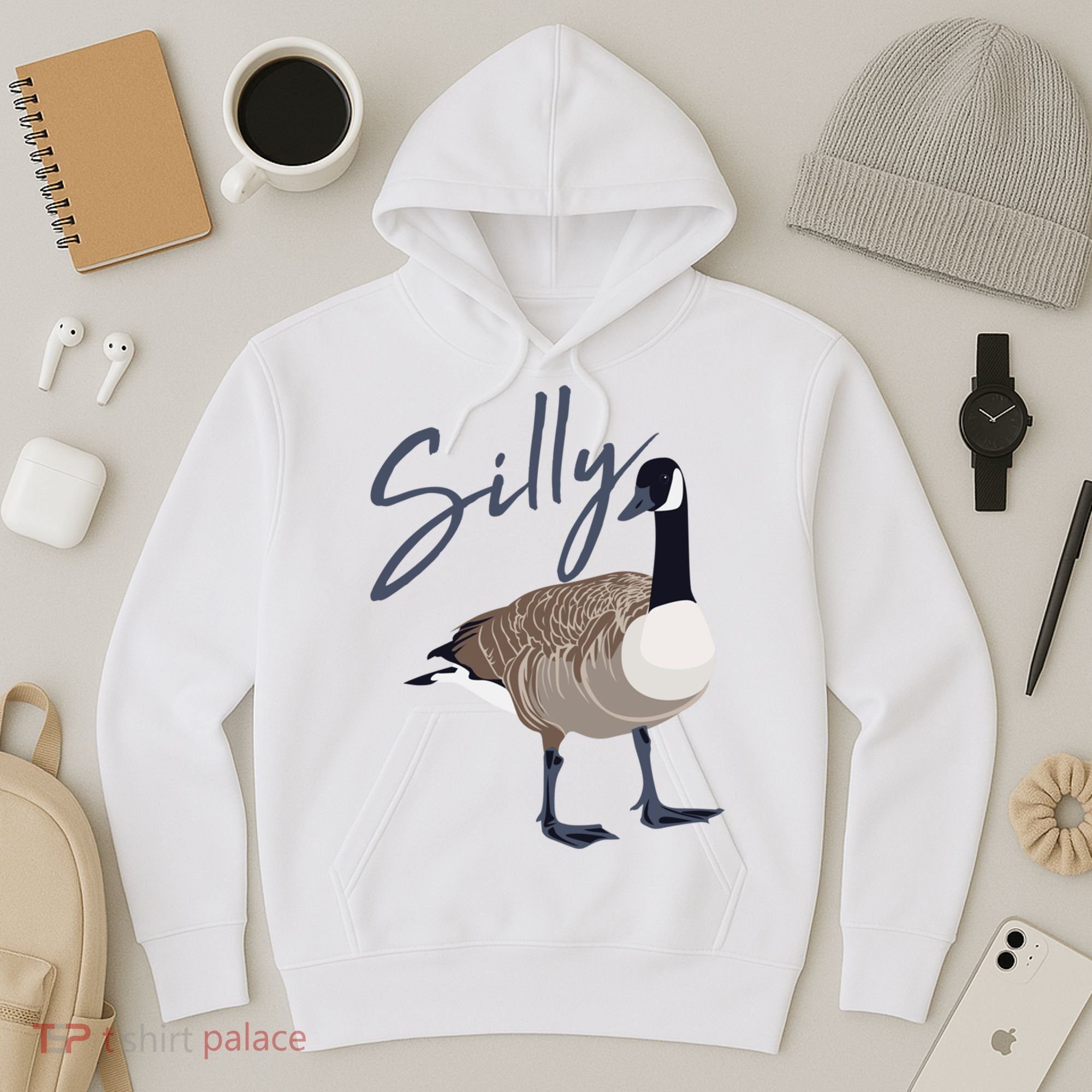 Canadian Silly Goose Funny Cute Bird Hunter Gift Animal Great Gift Hoodie