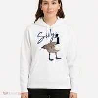Canadian Silly Goose Funny Cute Bird Hunter Gift Animal Great Gift Hoodie thumb 5