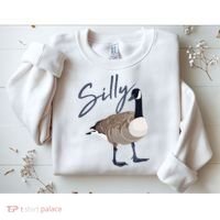 Canadian Silly Goose Funny Cute Bird Hunter Gift Animal Great Gift Sweatshirt thumb 2