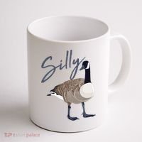 Canadian Silly Goose Funny Cute Bird Hunter Gift Animal Great Gift Coffee Mug thumb 1