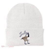 Canadian Silly Goose Funny Cute Bird Hunter Gift Animal Great Gift Beanie thumb 0