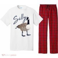 Canadian Silly Goose Funny Cute Bird Hunter Gift Animal Great Gift Pajama Set thumb 0