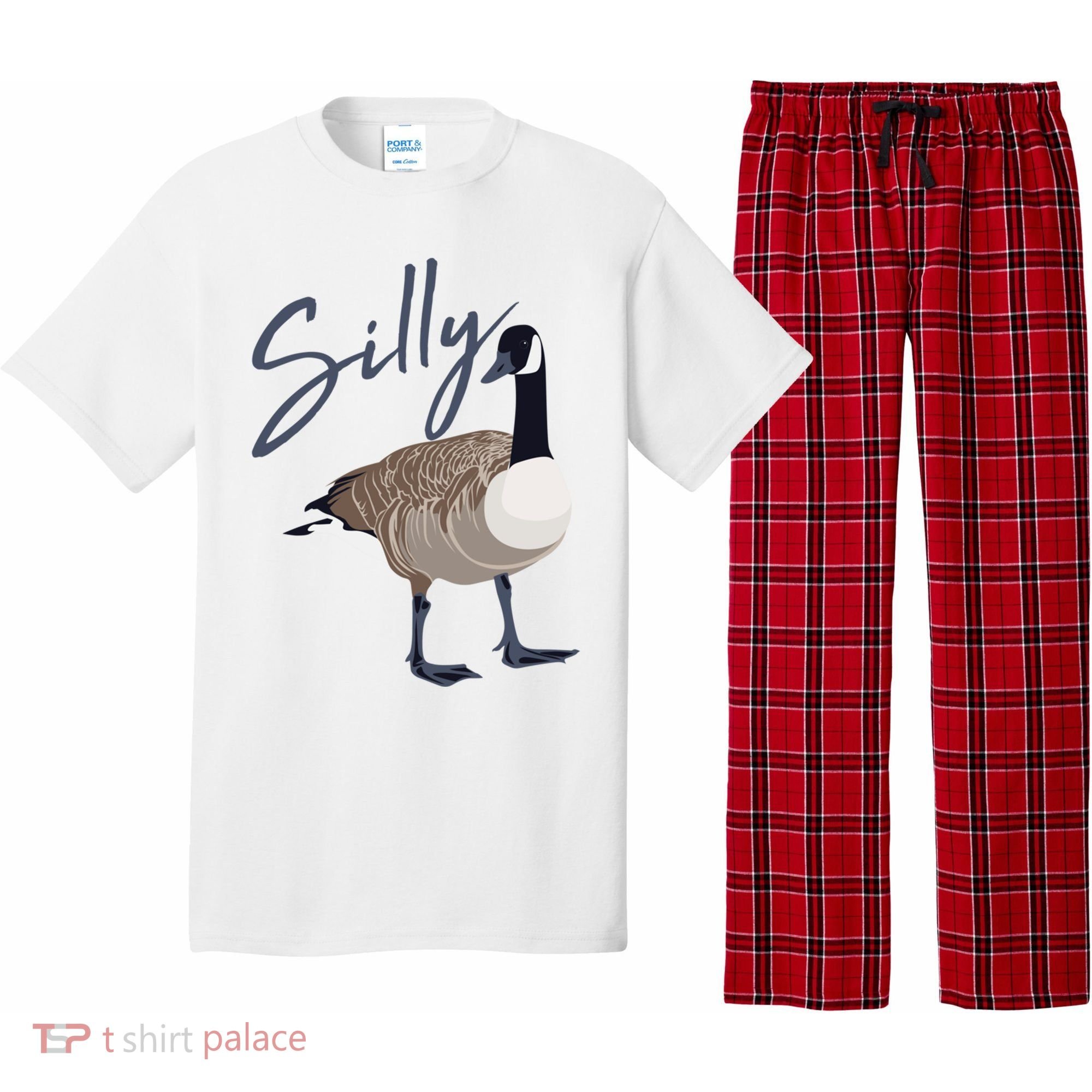 Canadian Silly Goose Funny Cute Bird Hunter Gift Animal Great Gift Pajama Set