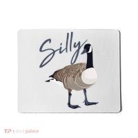 Canadian Silly Goose Funny Cute Bird Hunter Gift Animal Great Gift Mousepad thumb 0