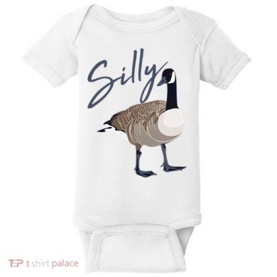 Canadian Silly Goose Funny Cute Bird Hunter Gift Animal Great Gift Baby Bodysuit