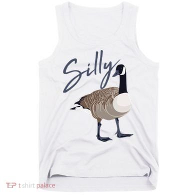 Canadian Silly Goose Funny Cute Bird Hunter Gift Animal Great Gift Tank Top