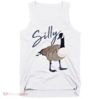 Canadian Silly Goose Funny Cute Bird Hunter Gift Animal Great Gift Tank Top thumb 0