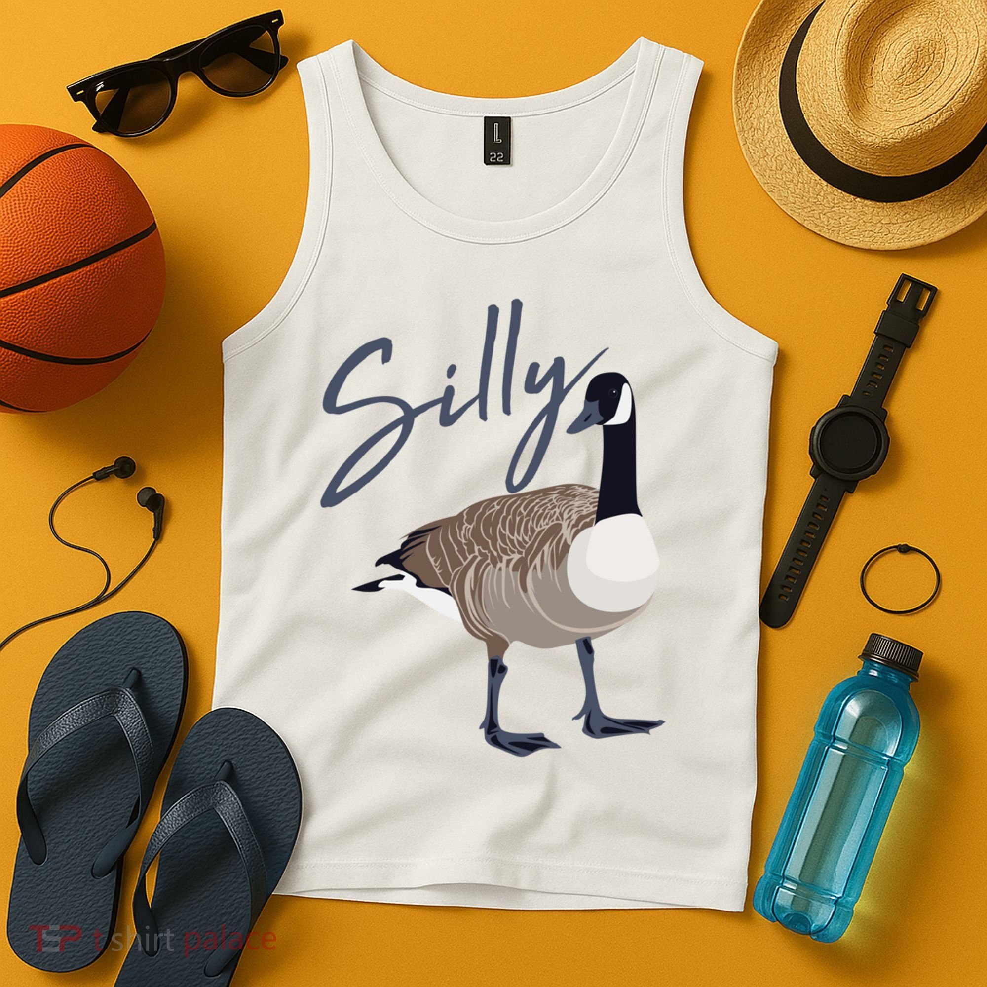 Canadian Silly Goose Funny Cute Bird Hunter Gift Animal Great Gift Tank Top