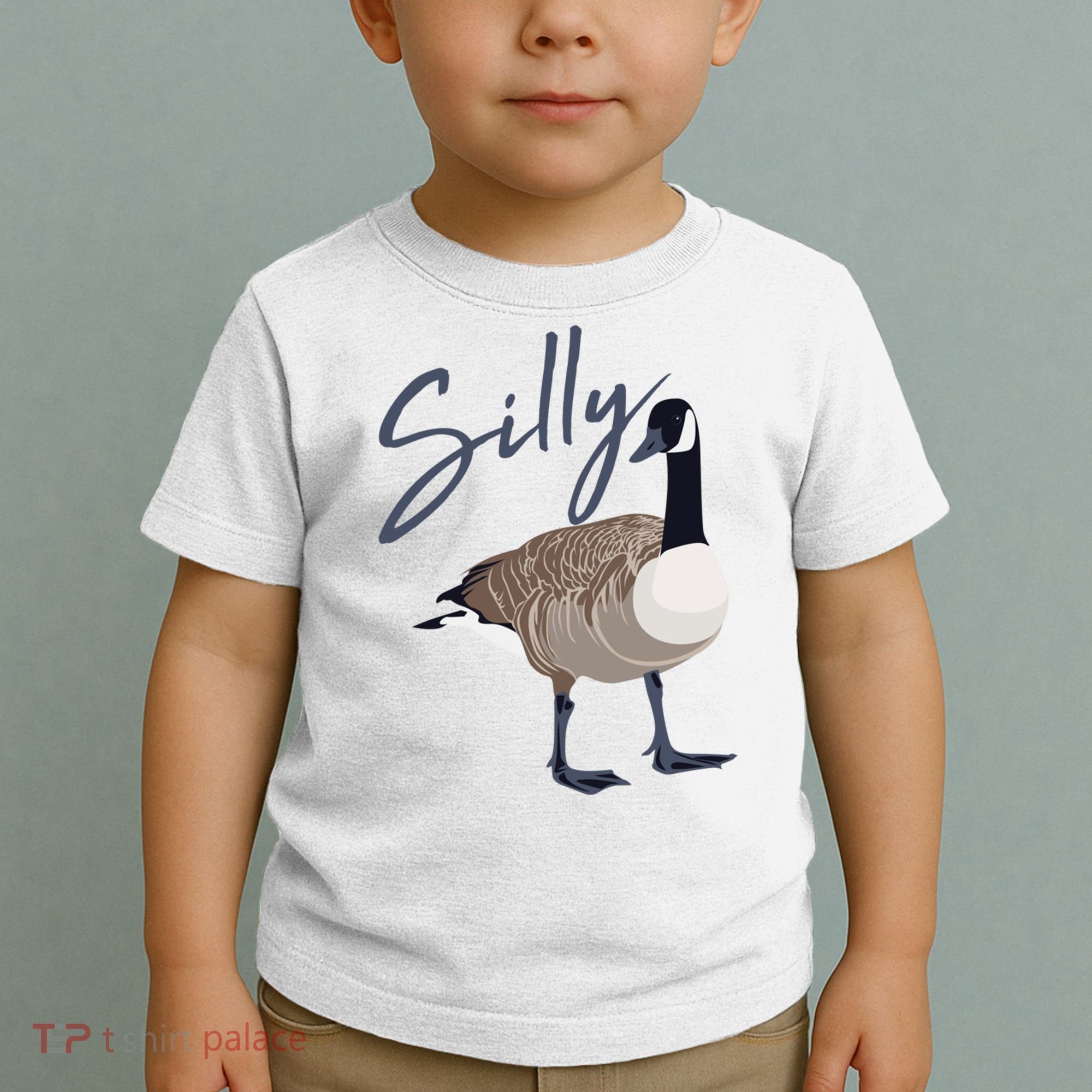 Canadian Silly Goose Funny Cute Bird Hunter Gift Animal Great Gift Toddler T-Shirt
