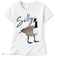 Canadian Silly Goose Funny Cute Bird Hunter Gift Animal Great Gift Women's T-Shirt thumb 0