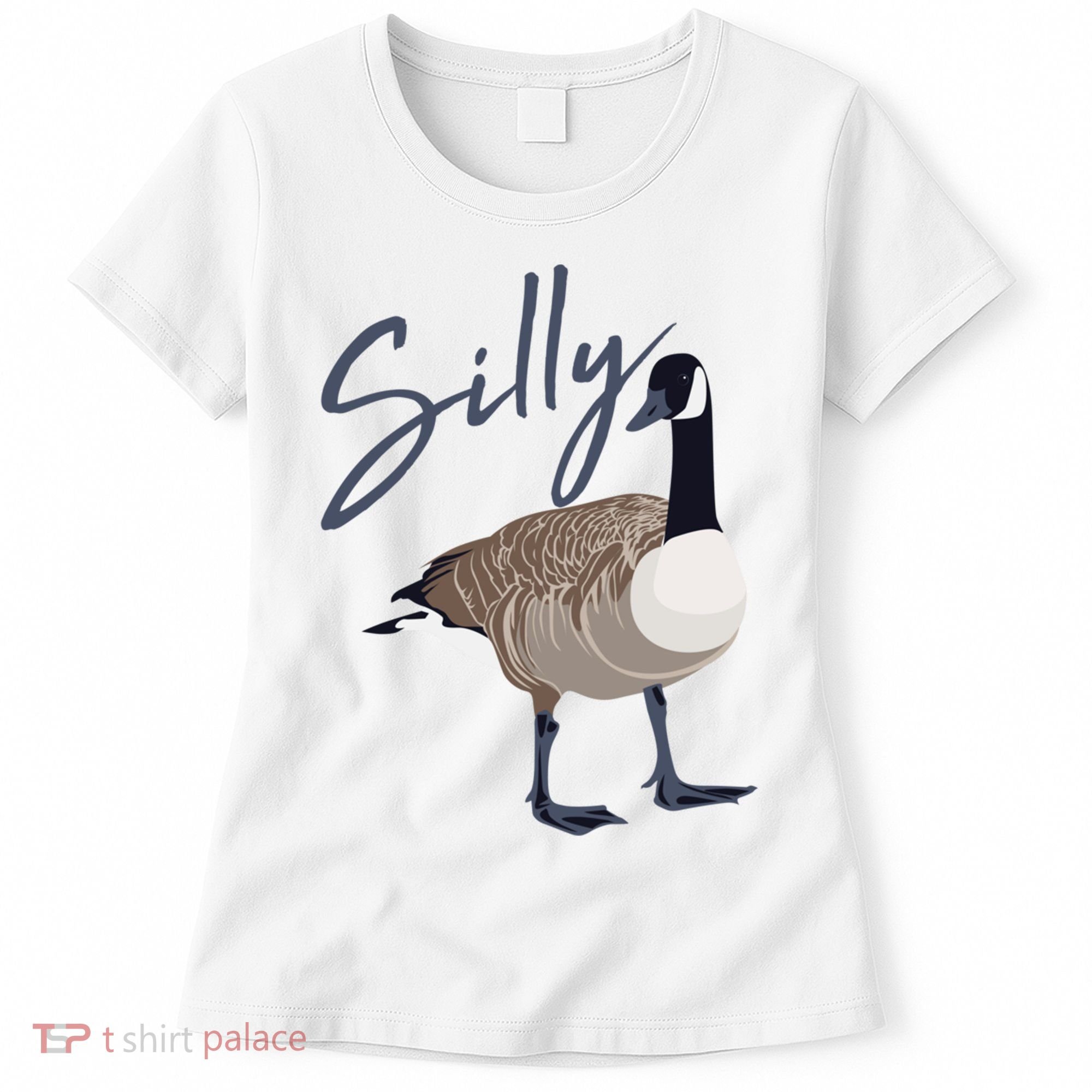 Canadian Silly Goose Funny Cute Bird Hunter Gift Animal Great Gift Women's T-Shirt