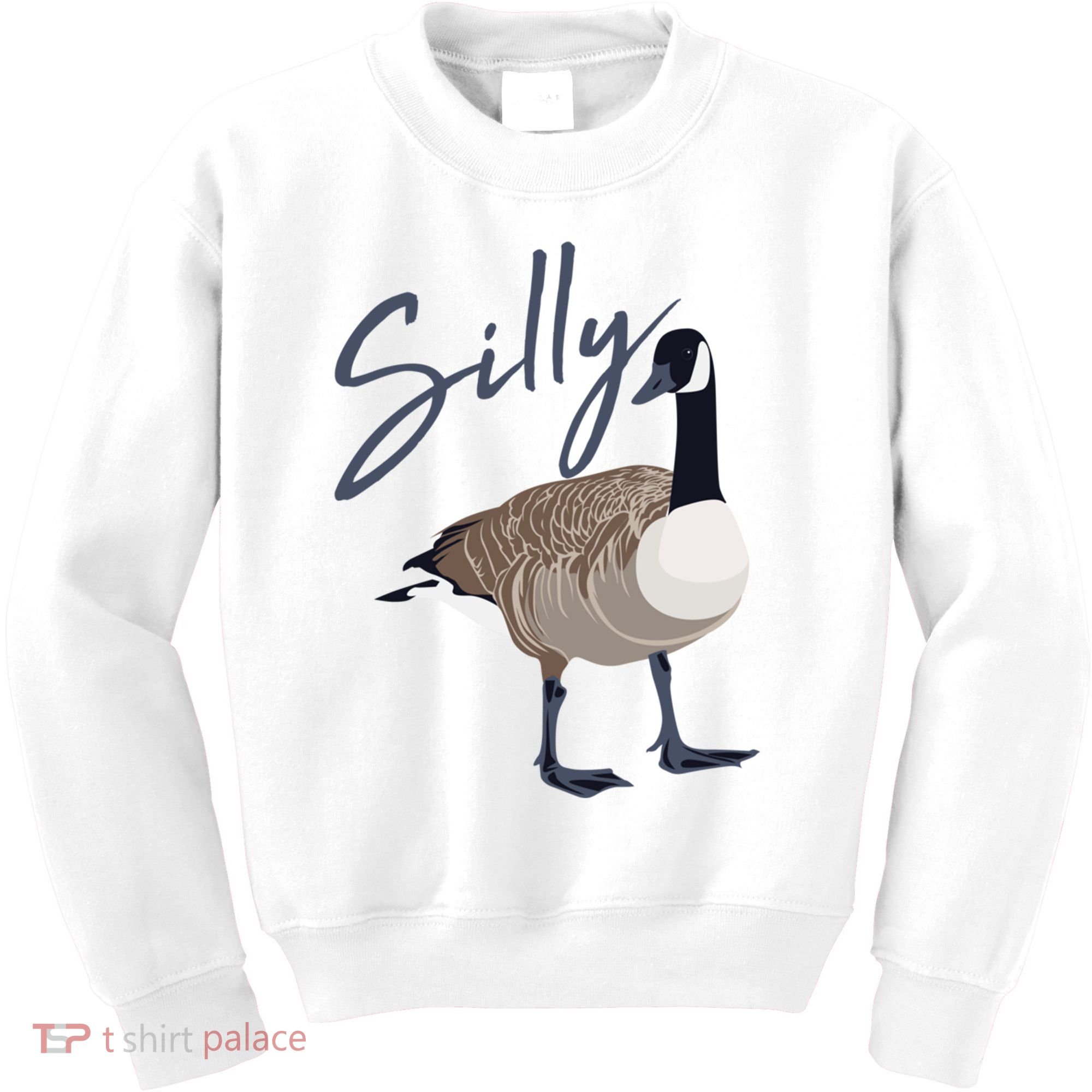 Canadian Silly Goose Funny Cute Bird Hunter Gift Animal Great Gift Kids Sweatshirt